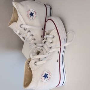 Size 6 Whiteish Converse Wedge